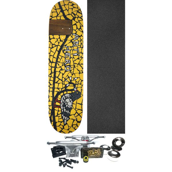 Anti Hero Skateboards Pigeon Vision Yellow Skateboard Deck - 8.5" x 32.18" - Complete Skateboard Bundle